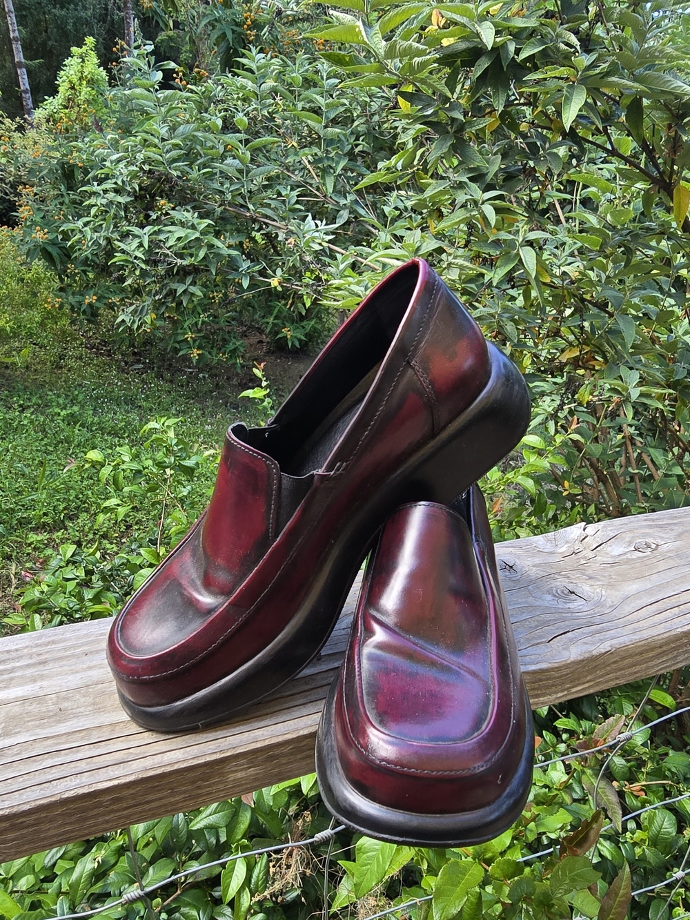 Burgundy Dansko Slip-On Loafers